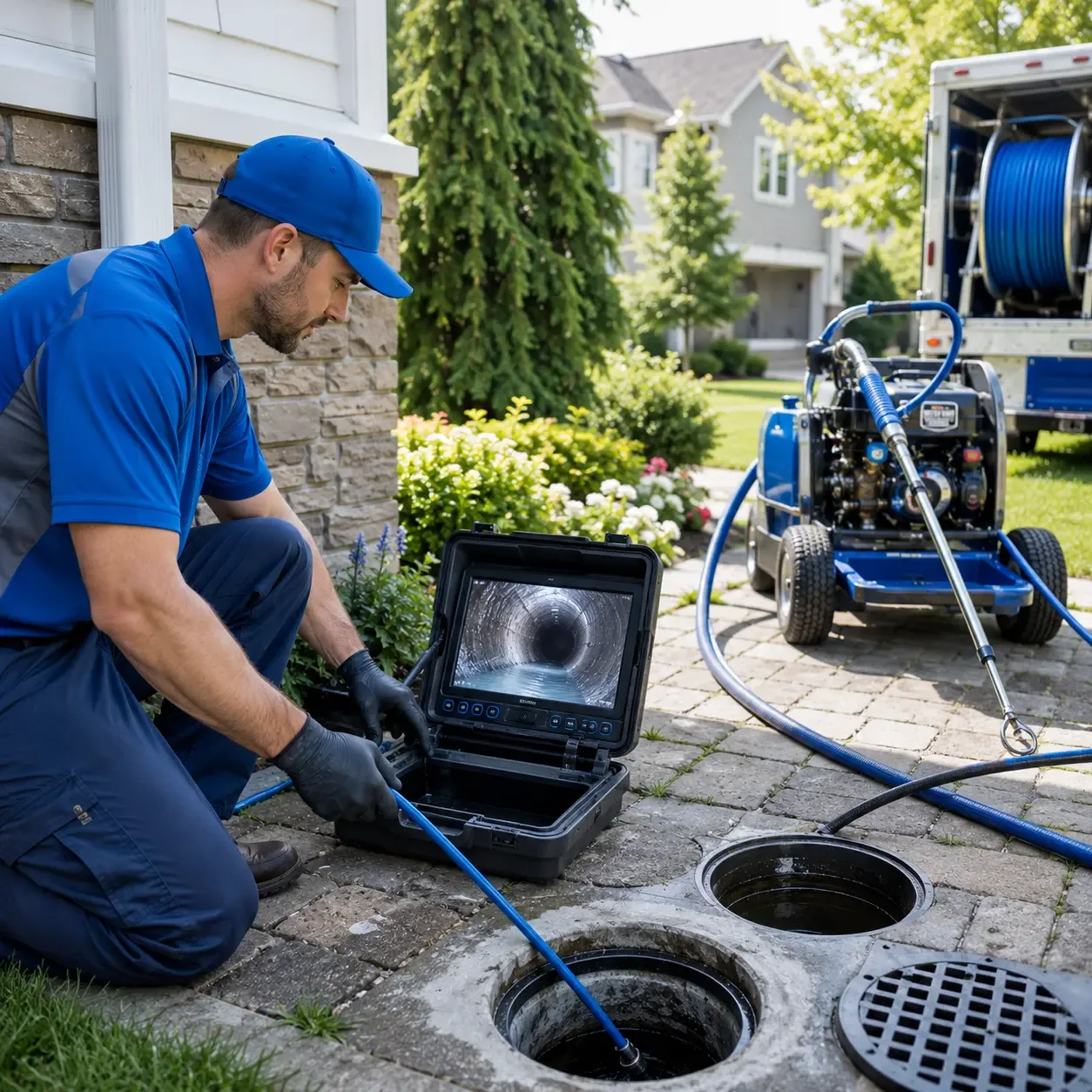 Outdoor drain cleaning professionals serving Leo, IN
